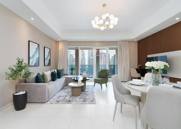 Bnbnova - 1Br - Panoramic Canal & Dubai Skyline View