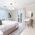 Bnbnova - 1Br - Panoramic Canal & Dubai Skyline View